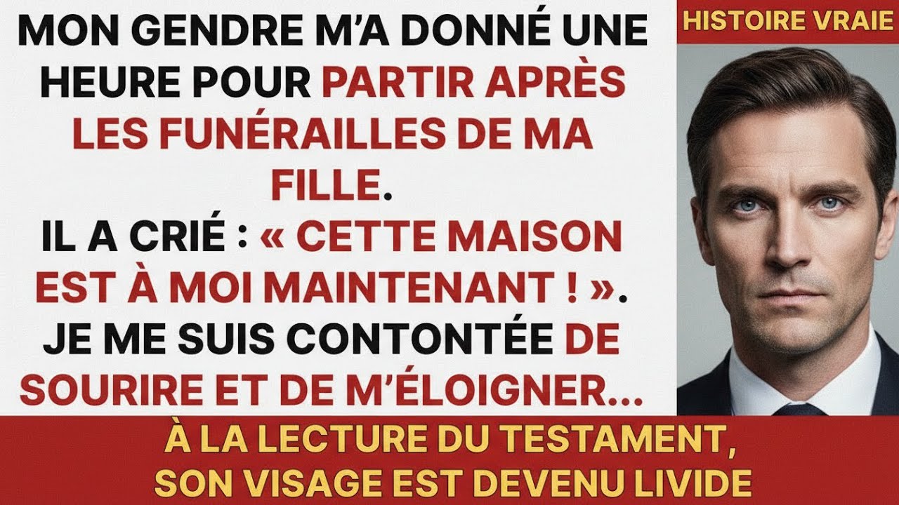 Mon Gendre M’a Chassée Chez Le Notaire, Il Apprend Que La Maison Est À Moi