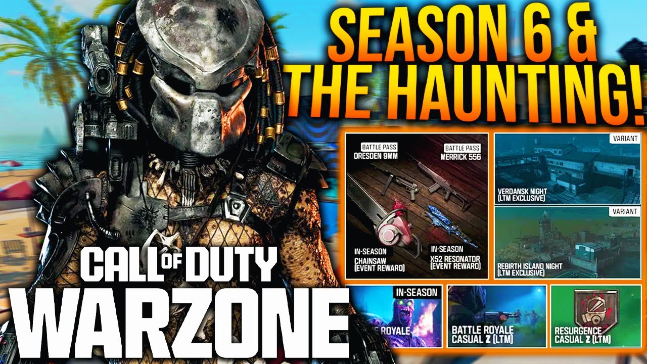 WARZONE: MASSIVE SEASON 6 UPDATE Revealed! THE HAUNTING UPDATE, NEW WEAPONS, & Season 6 Roadmap!