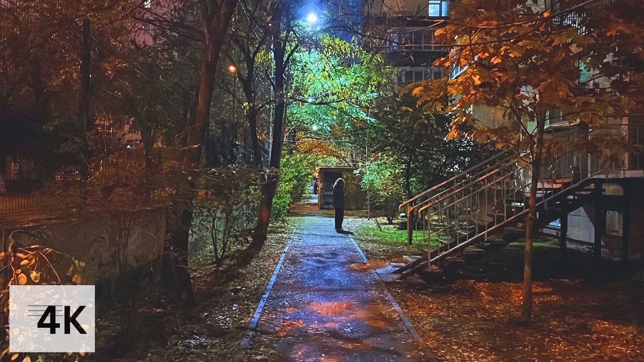 🇷🇺 🌃 Relaxing Morning Walk, Autumn in Russia | Krasnodar, Russia 4K