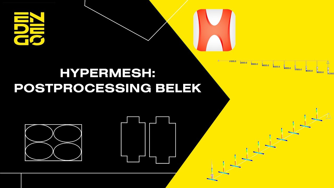 HYPERMESH: POSTPROCESSING ELEMENTÓW BELKOWYCH