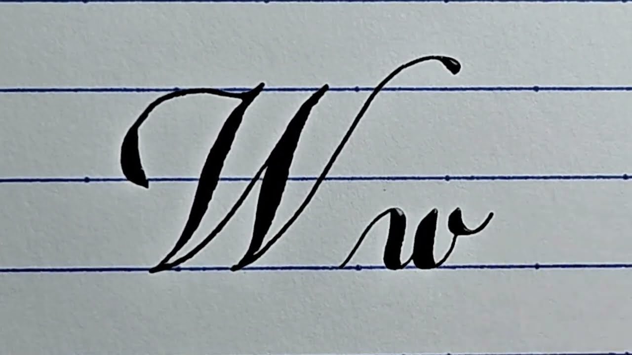 Copperplate Alphabet | Calligraphy Pen