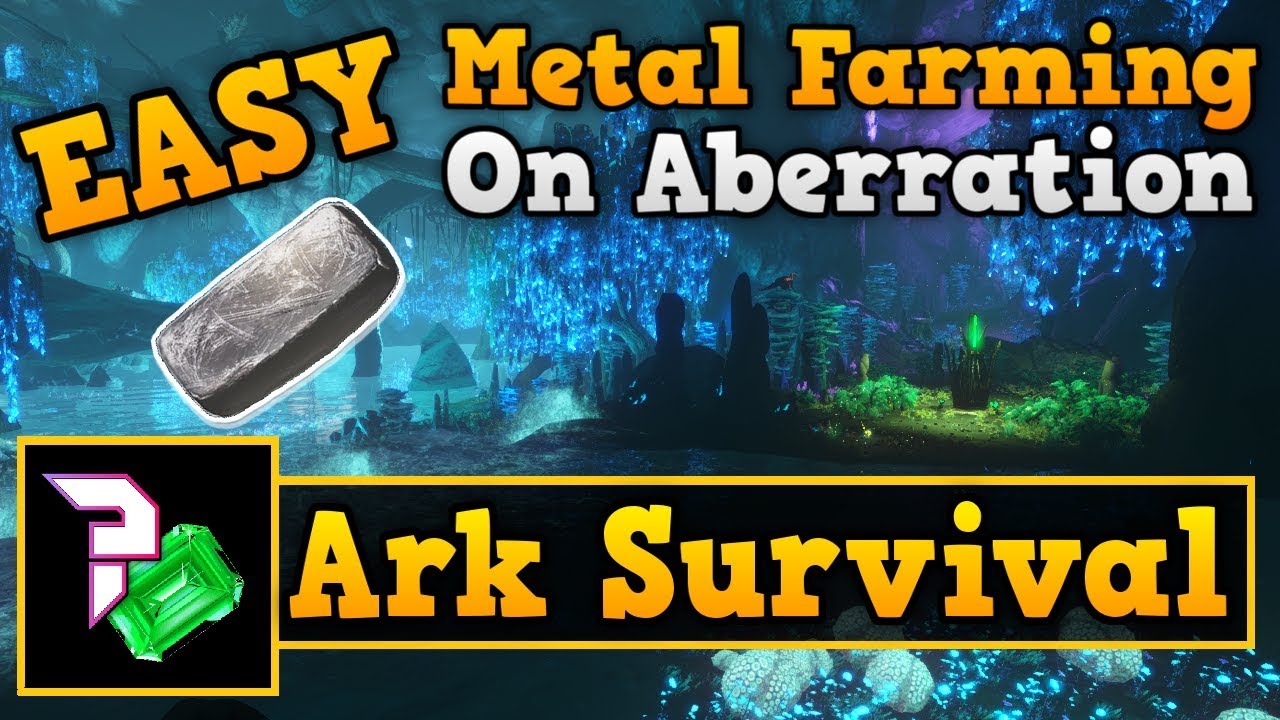 Easy Way To Farm Metal On Aberration [Ark Survival]