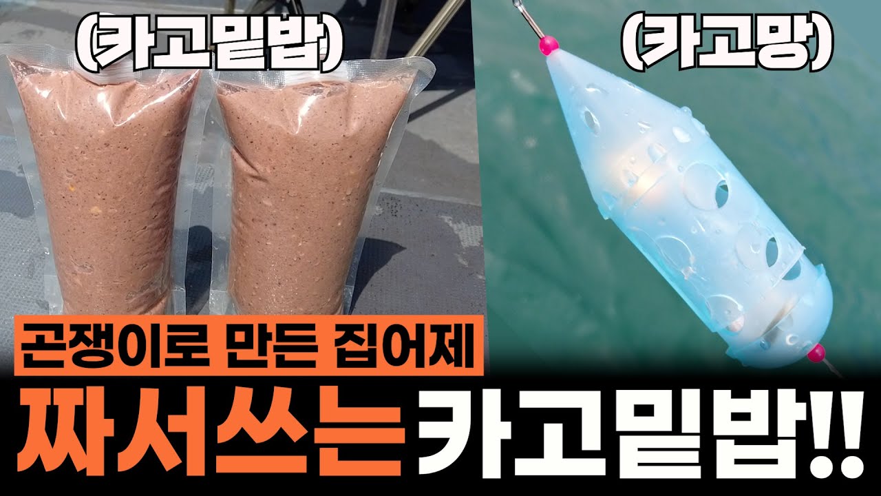 곤쟁이 밑밥으로 카고 찌낚시를 해봤습니다 I 박과장TV