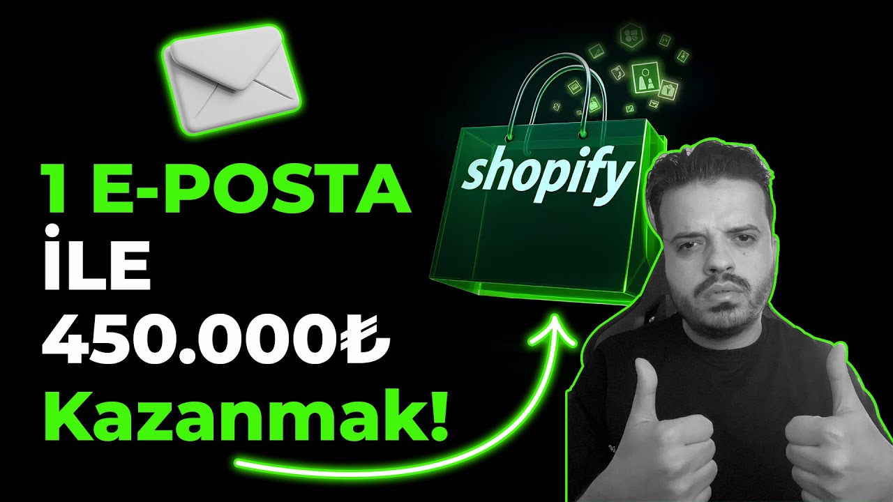 1 E-Posta İle 450.000₺ Kazanmak! - Shopify E-Mail Marketing, Flow, Form, Segment!