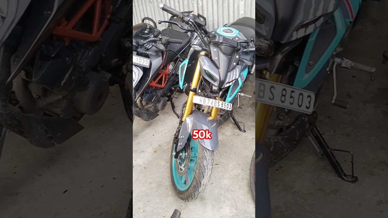 50k second hand bike in Siliguri 🔥💯 MT15 v3