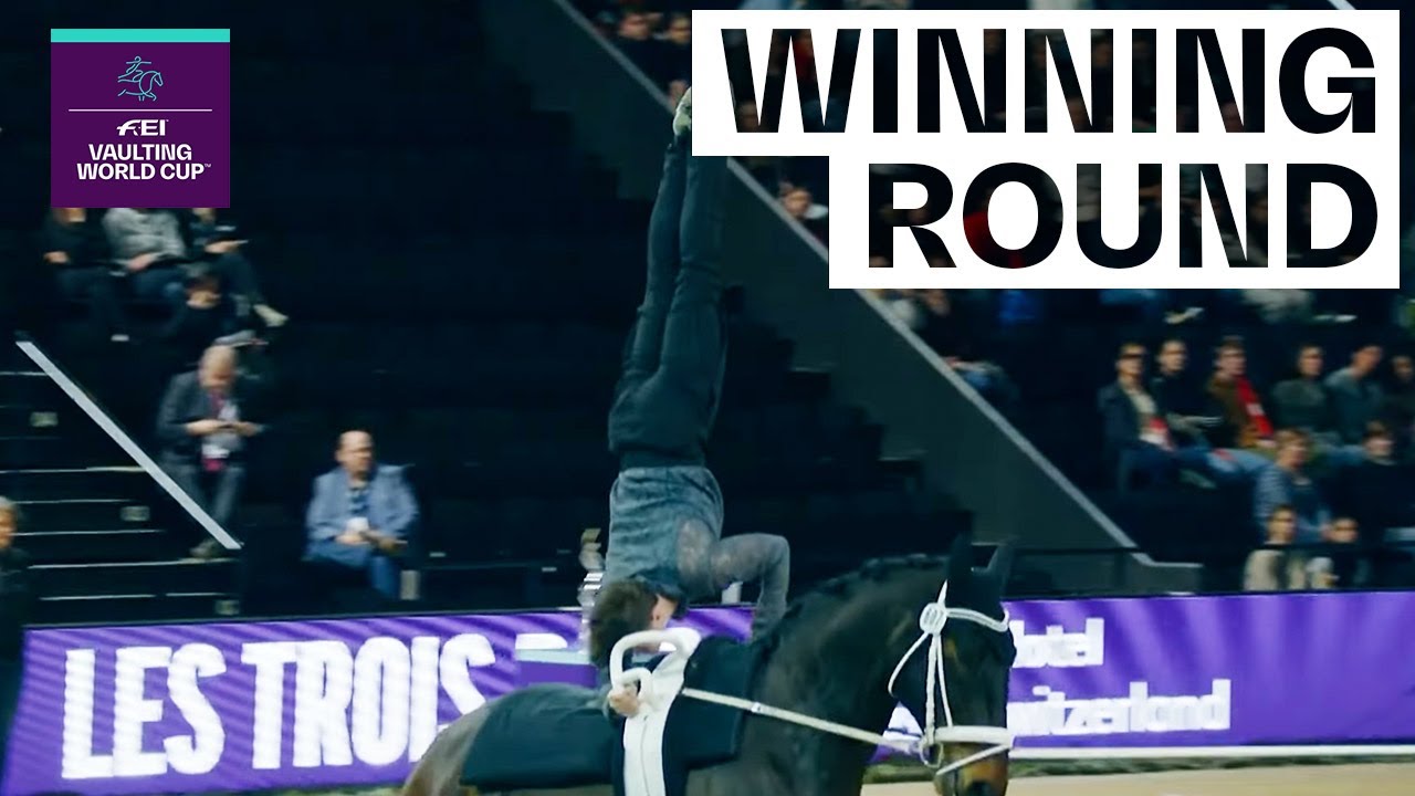 Quentin Jabet wins at World Cup™ debut! Male Technical Test | FEI Vaulting World Cup™ Final 2025