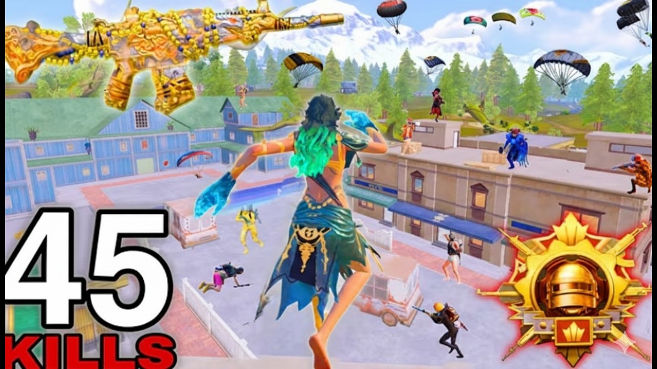 PUBG MOBILE 🔥 MY BEST LIVIK GAMEPLAY in NEW MODE w/ Winterbloom SET😈 || BlindShort