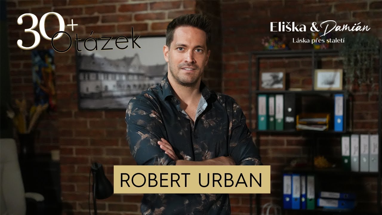 30+ Otázek: Seriálový fešák Robert Urban: Prozradil tajemství své paruky z Elišky a Damiána