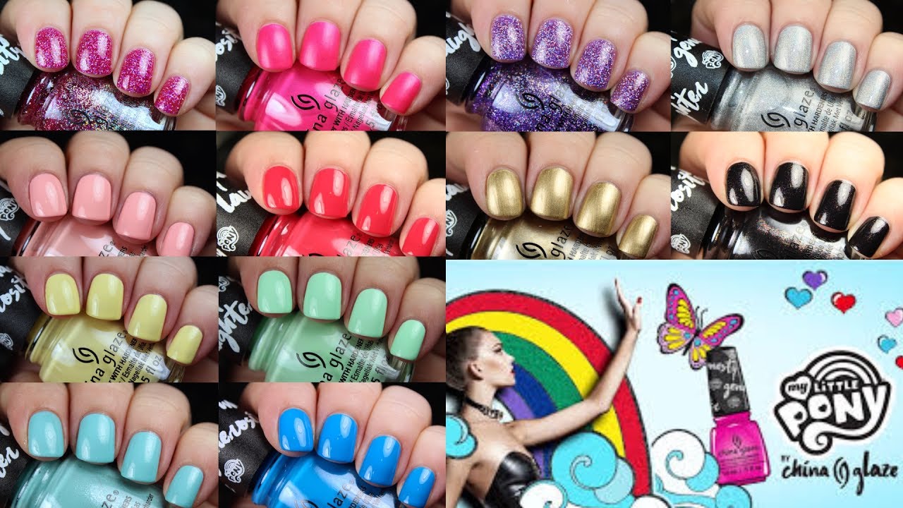 China Glaze My Little Pony | Live Application + Dupes