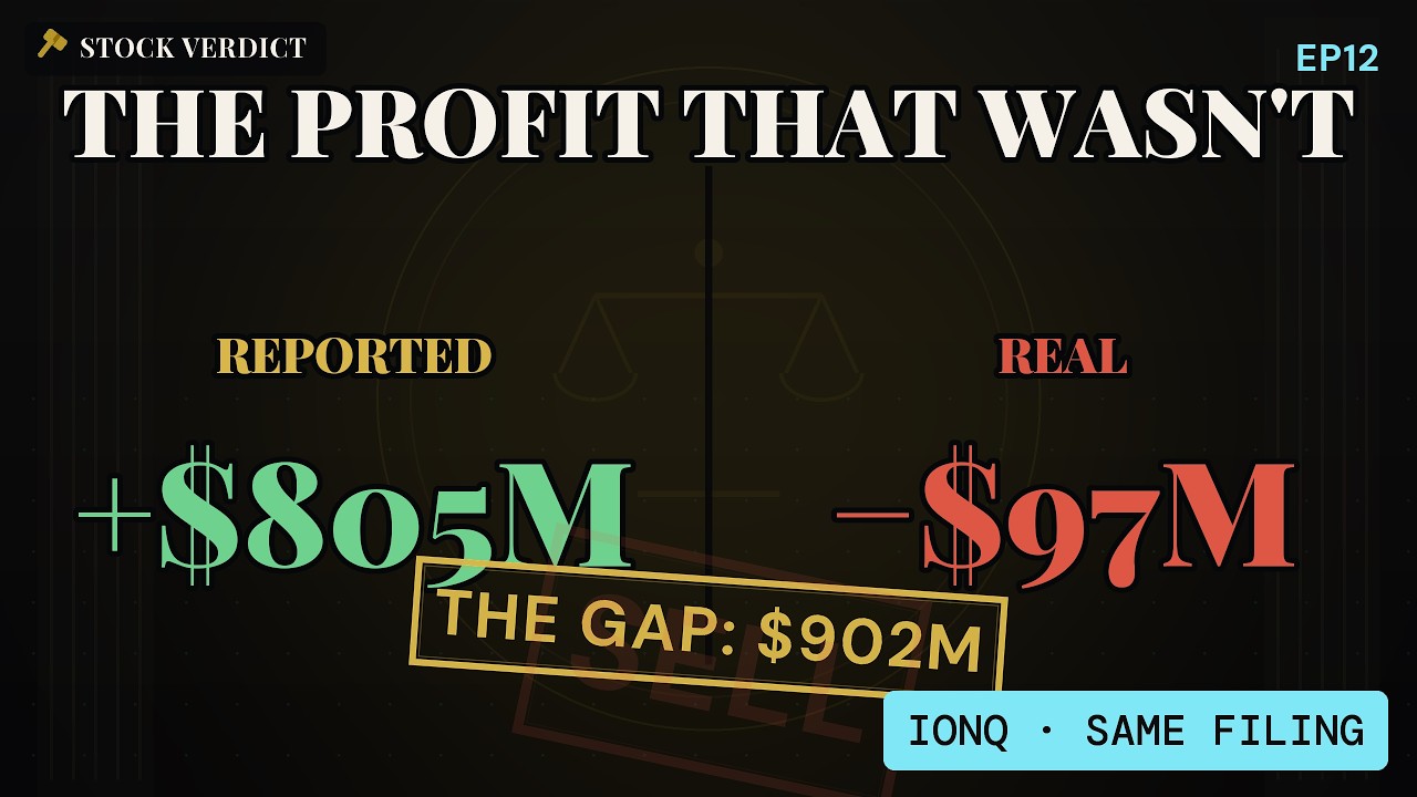 IonQ Reported $805 MILLION in Profit &mdash; Here's What the Filing Actually Says | Stock Verdict EP12
