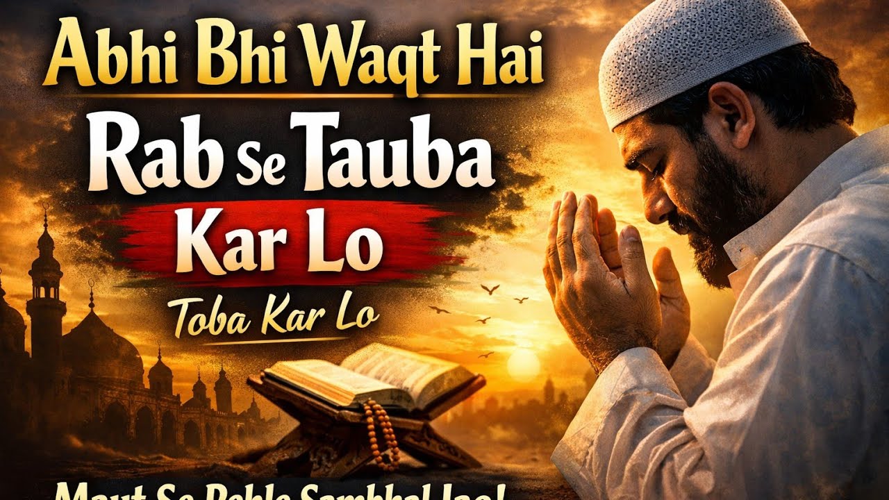 Abhi Bhi Waqt Hai Rab Se Tauba Kar Lo | Dil Ko Hila Dene Wala Paighaam | Emotional Bayan