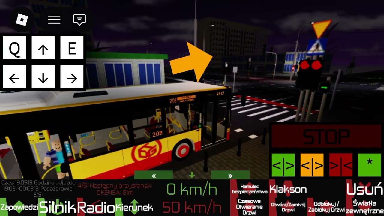 Linia 208 Szczęśliwice-Harfowa Driver Transport game 2 #3 