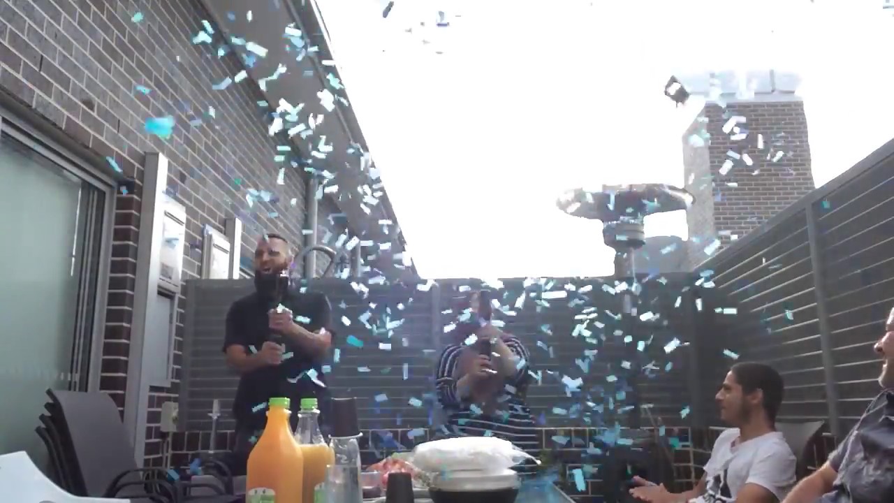 Gender Reveal Confetti Cannon