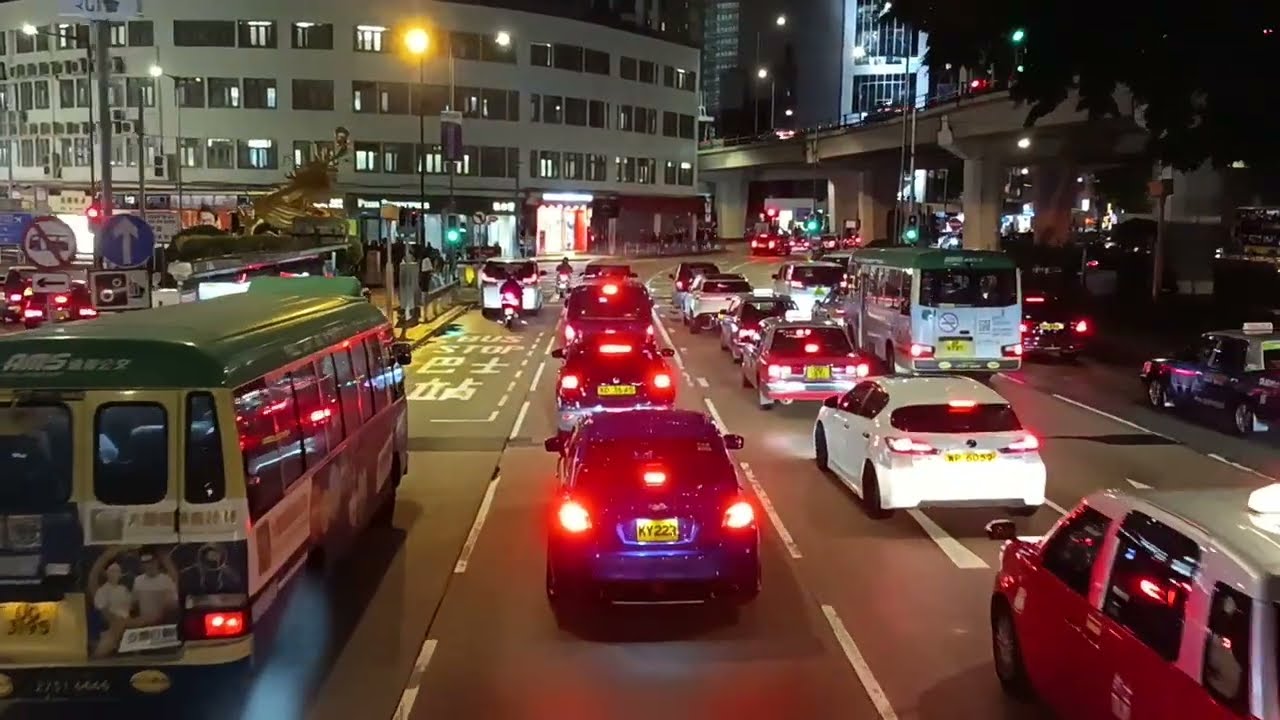 KMB/CTB 117 bus ride from Happy Valley (Lower) to Yen Chow Street (Sham Shui Po)