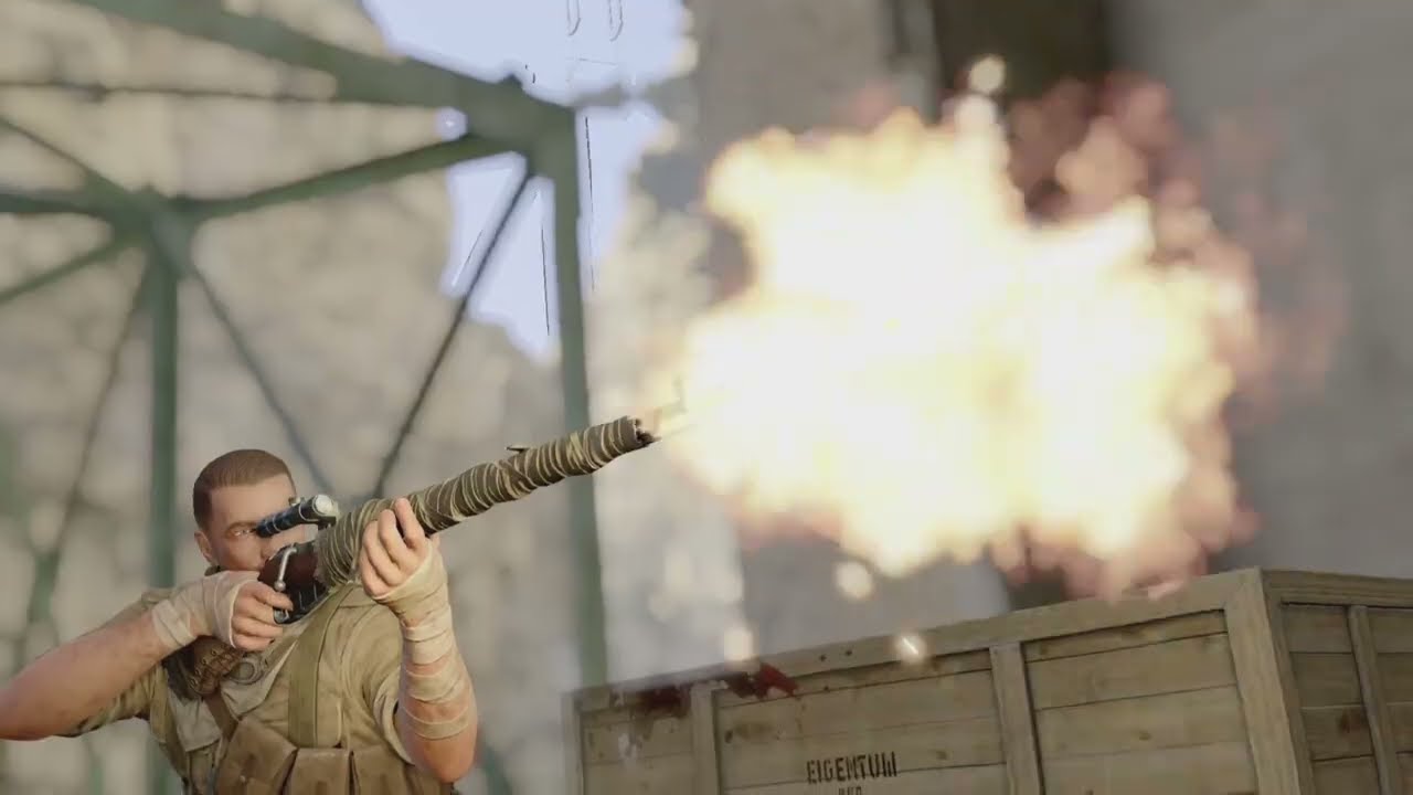Sniper Elite3 Misión 8 Fábrica de Ratte Al Completo, Coleccionables, Tiros a Distancia, Nidos