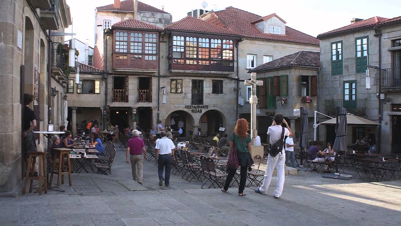 The Plazas of Pontevedra, Spain