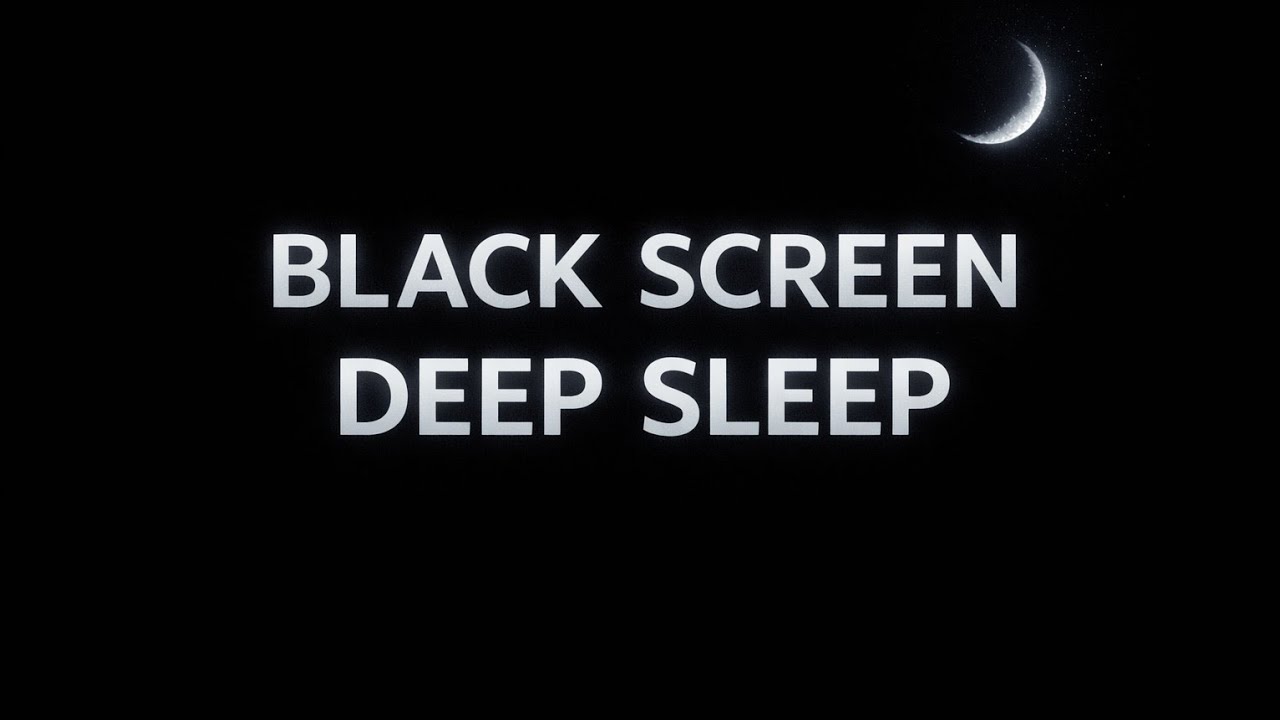 Pantalla Negra para Dormir 🌙 Deep Sleep Music • Sleep All Night | Relax&Sleep