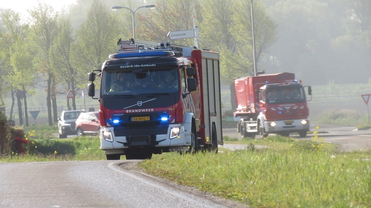 Hulpdiensten met spoed naar grote brand in Heerjansdam