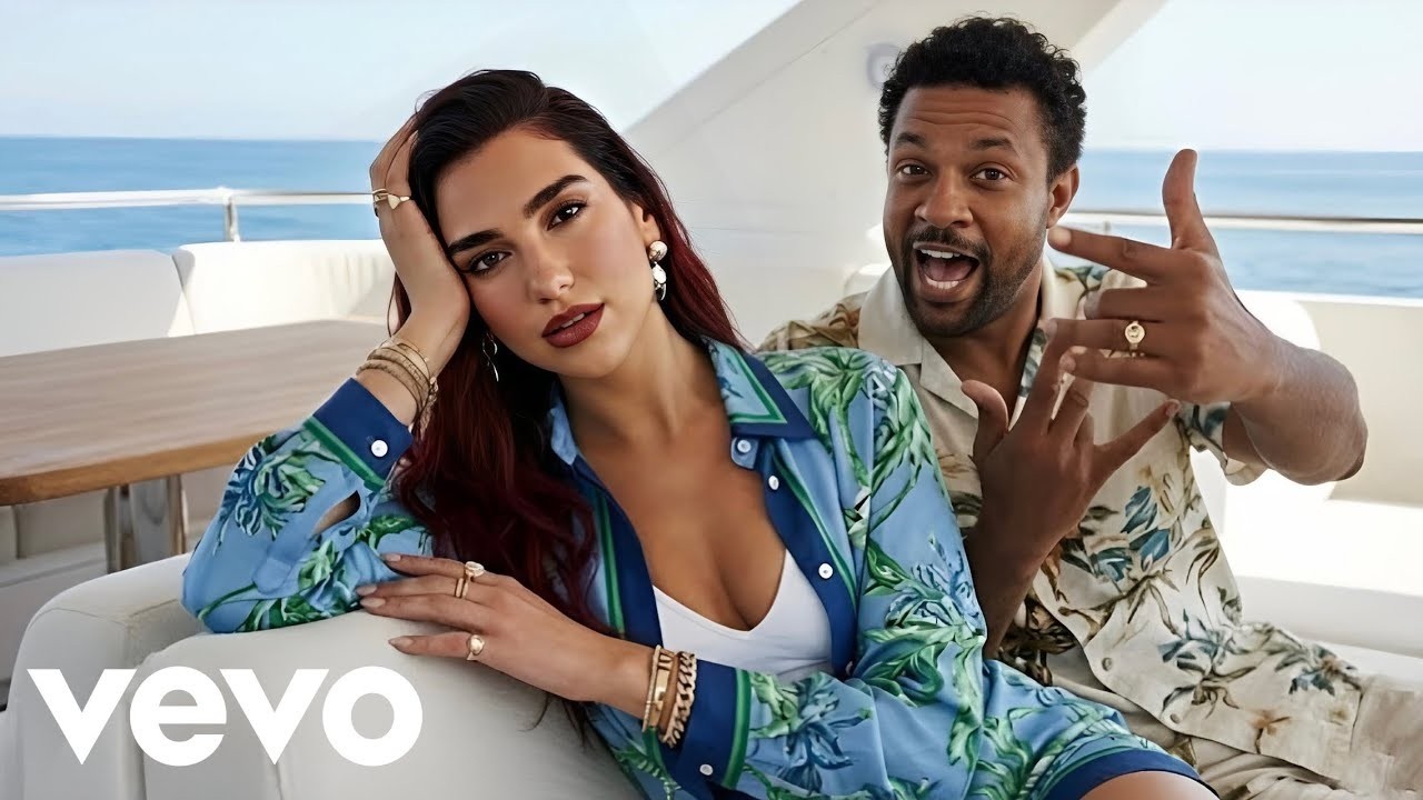 Dua Lipa x Shaggy - Electric Island Nights (Lyrical Music Video)