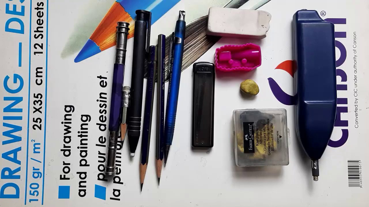اهم ادوات الرسم للمبتدئين
