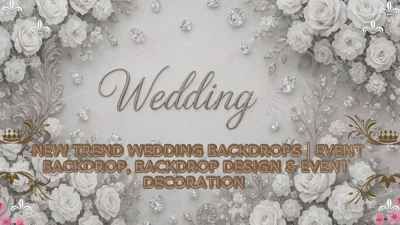 New Trend wedding backdrops | Event backdrop, backdrop design & Event decoration