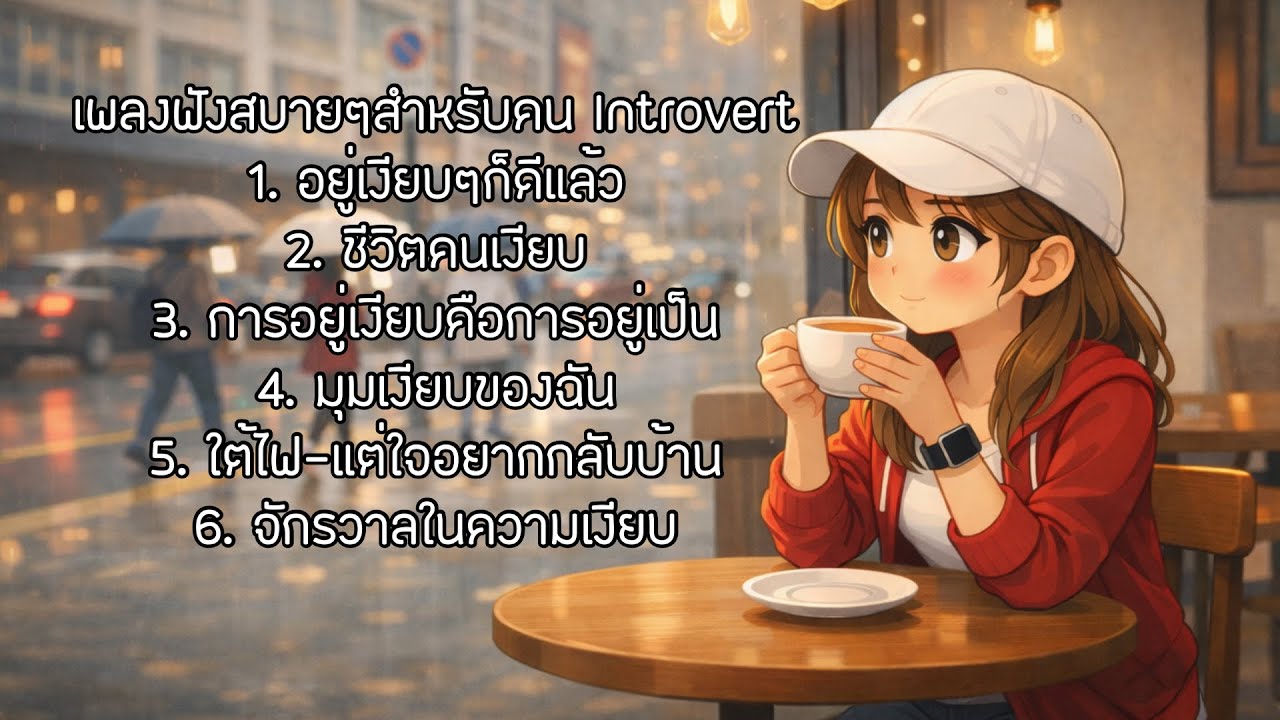 เพลงฟังสบายๆนั่งอ่านหนังสือ หรือทำงาน สำหรับคน Introvert 