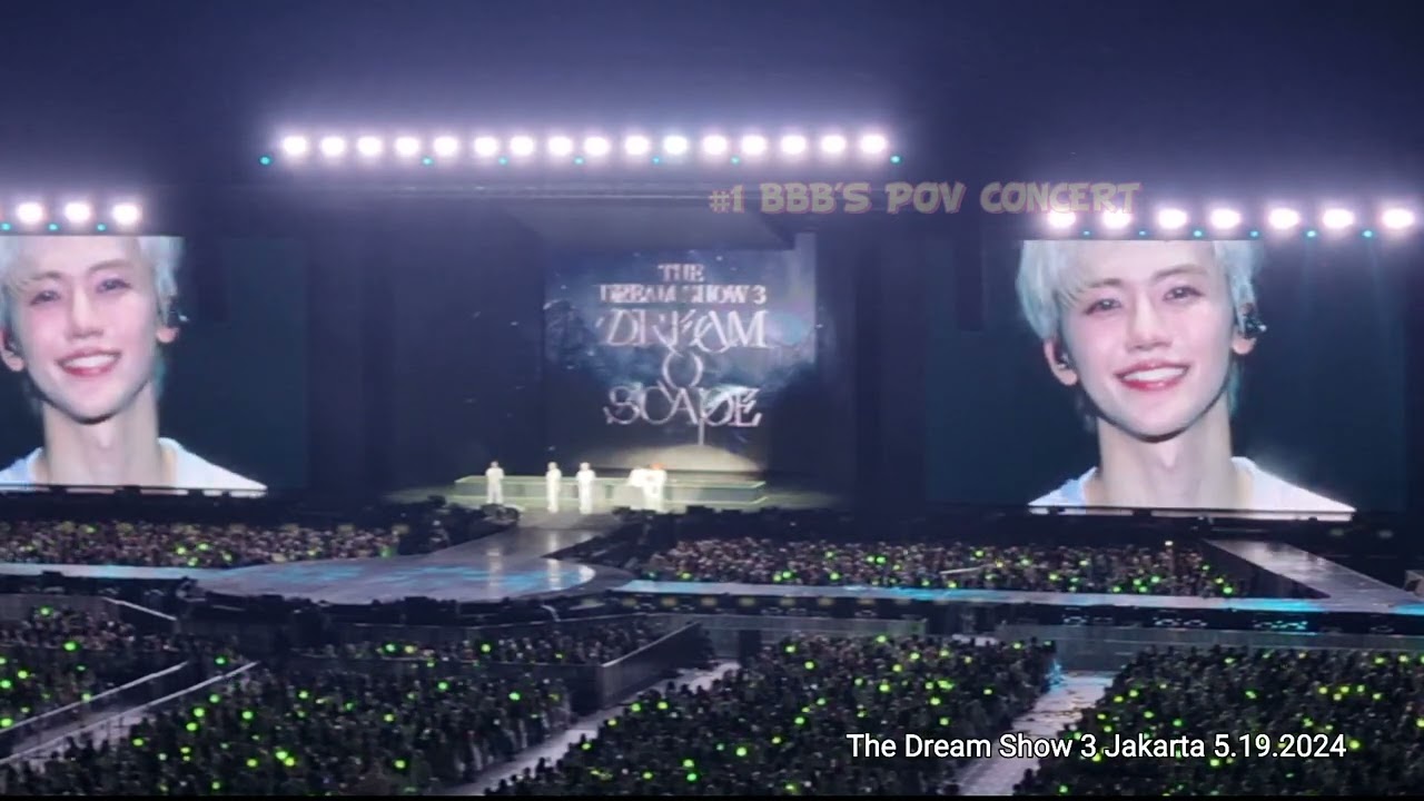 TDS3 JAKARTA. THE DREAM SHOW 3 DREAM ( ) SCAPE. END MENT•FIREWORK. GA MAU PULANG