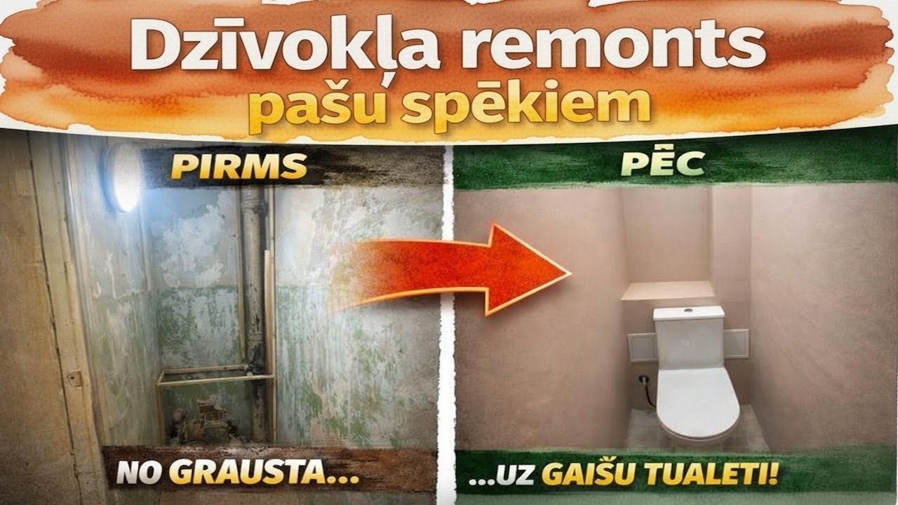Dzīvokļa remonts pa&scaron;u spēkiem &ndash; no grausta līdz īres dzīvoklim
