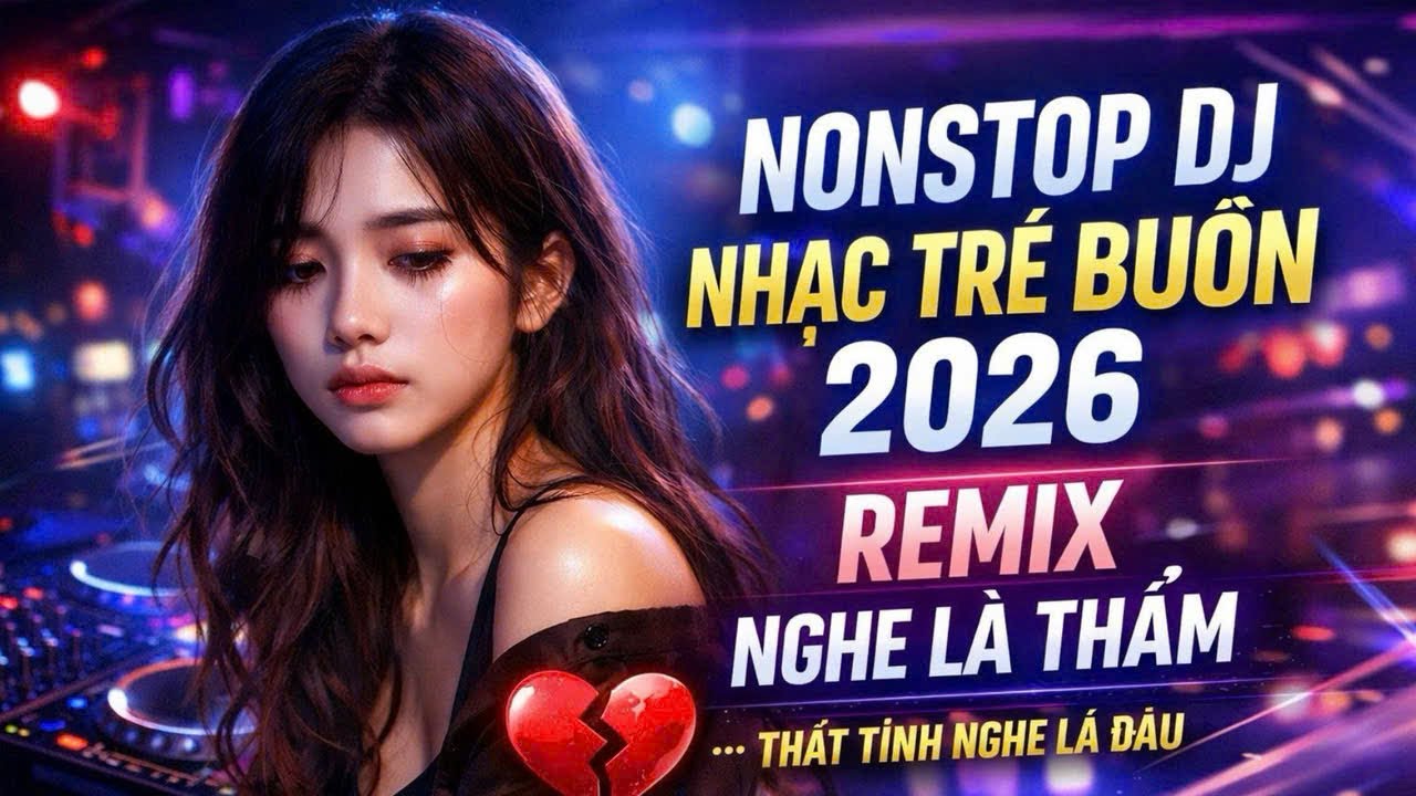 NONSTOP DJ Nhạc Trẻ Buồn 2026 🎶 Full Album Remix Nghe Là Thấm | Thất Tình Nghe Là Đau