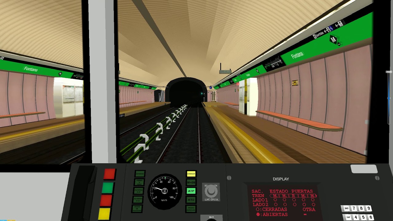 OpenBVE | Metro Barcelona | Gameplay Español