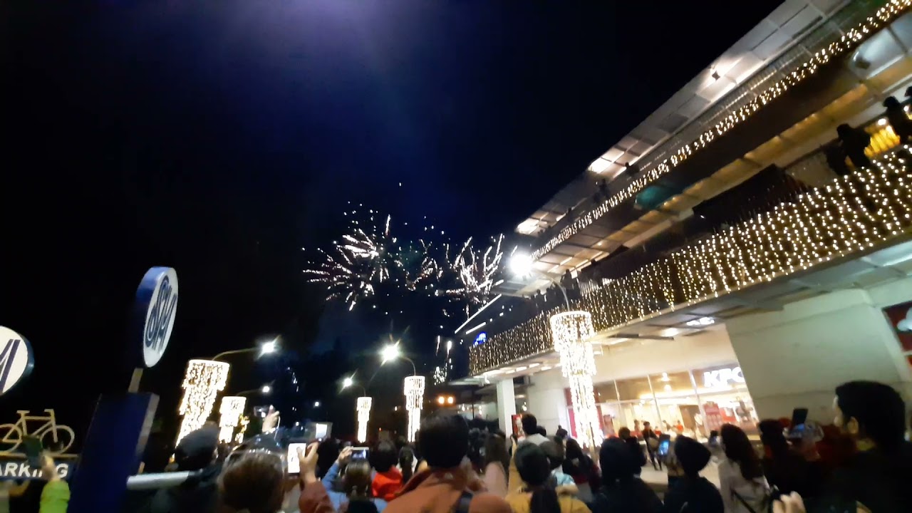 SM City Baguio Fireworks Dec 24 2021