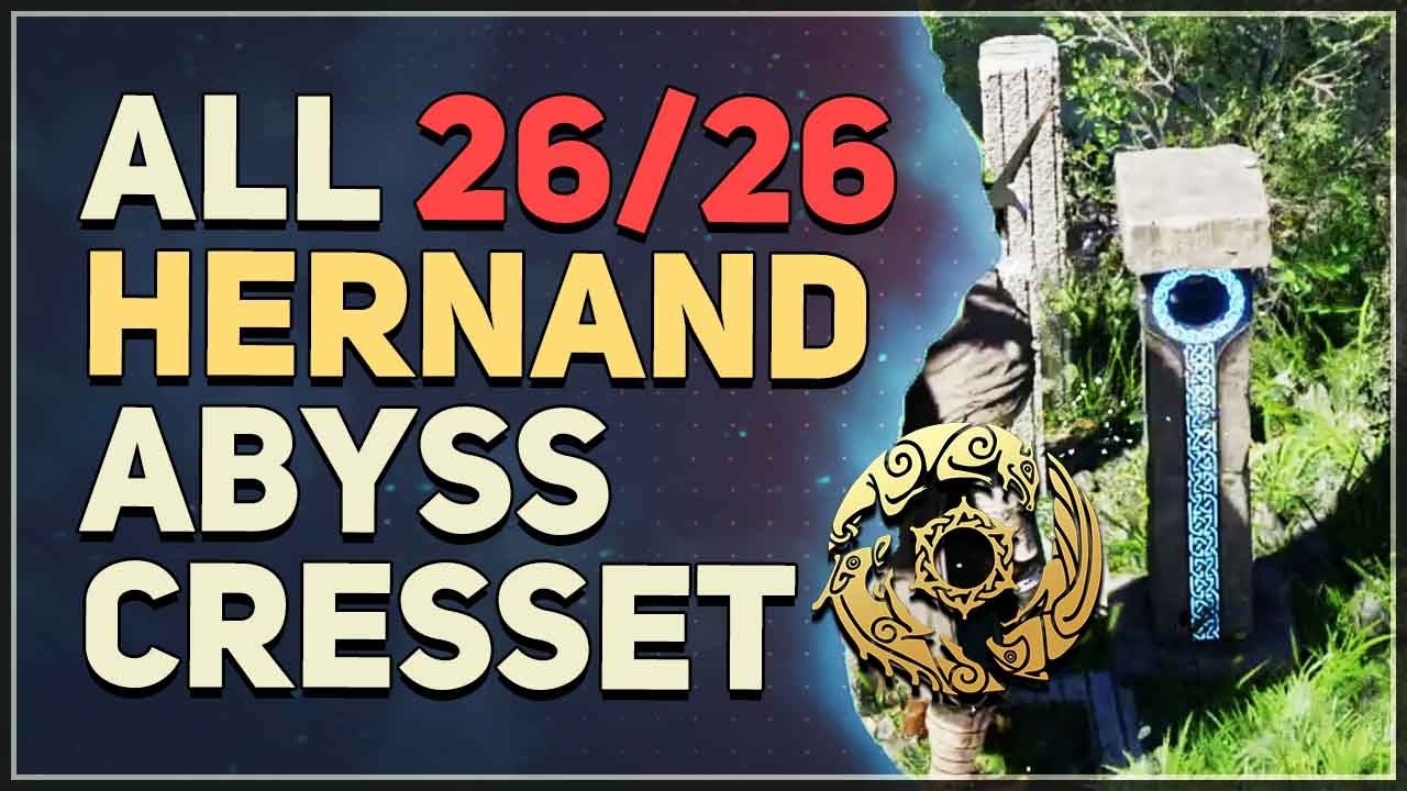 All 26 Hernand Abyss Cresset Abyss Artifact Locations Crimson Desert