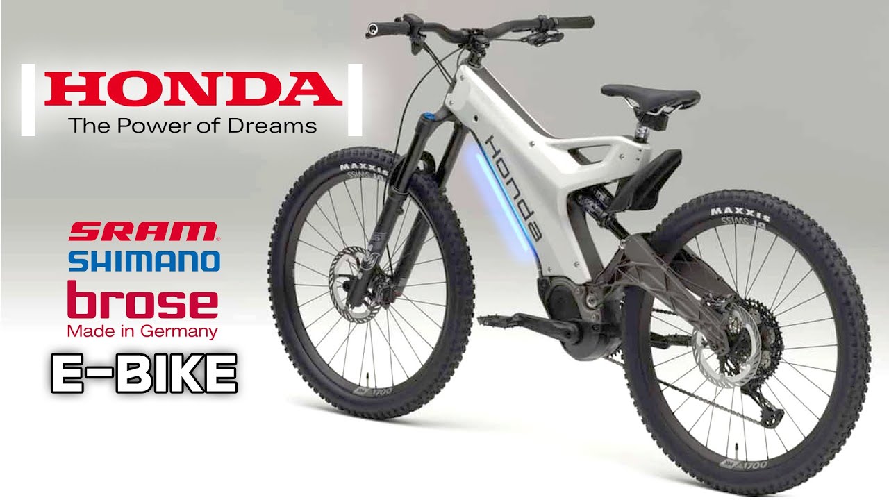 Концепт электровелосипеда Honda + Sram + Shimano + Brose 2024 года