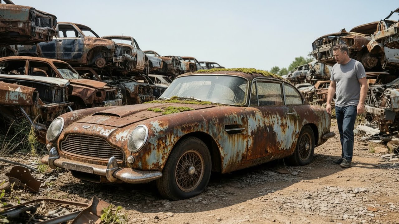 ASMR car restoration full restoration - Aston Martin DB5 1964 Full Rebuild from Abandoned Condition