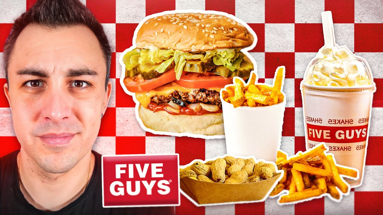 JE TESTE LES BURGERS FIVE GUYS ! (et le milkshake au bacon)