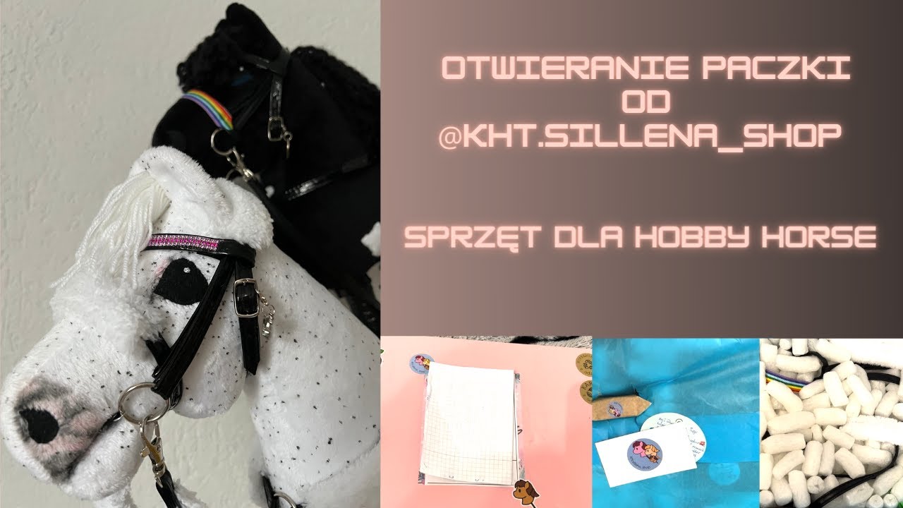 Otwieranie paczuszki z sprzętem dla Hobby horse