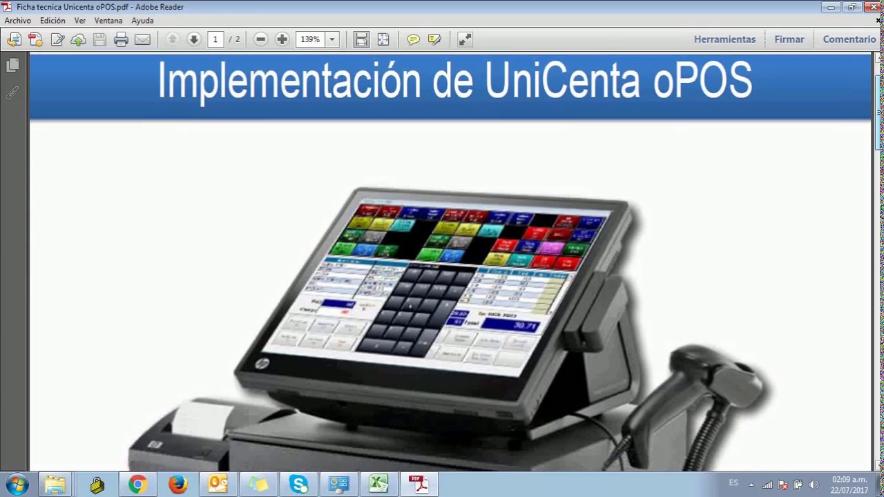 Software POS: Presentación sistema punto de venta Unicenta oPOS