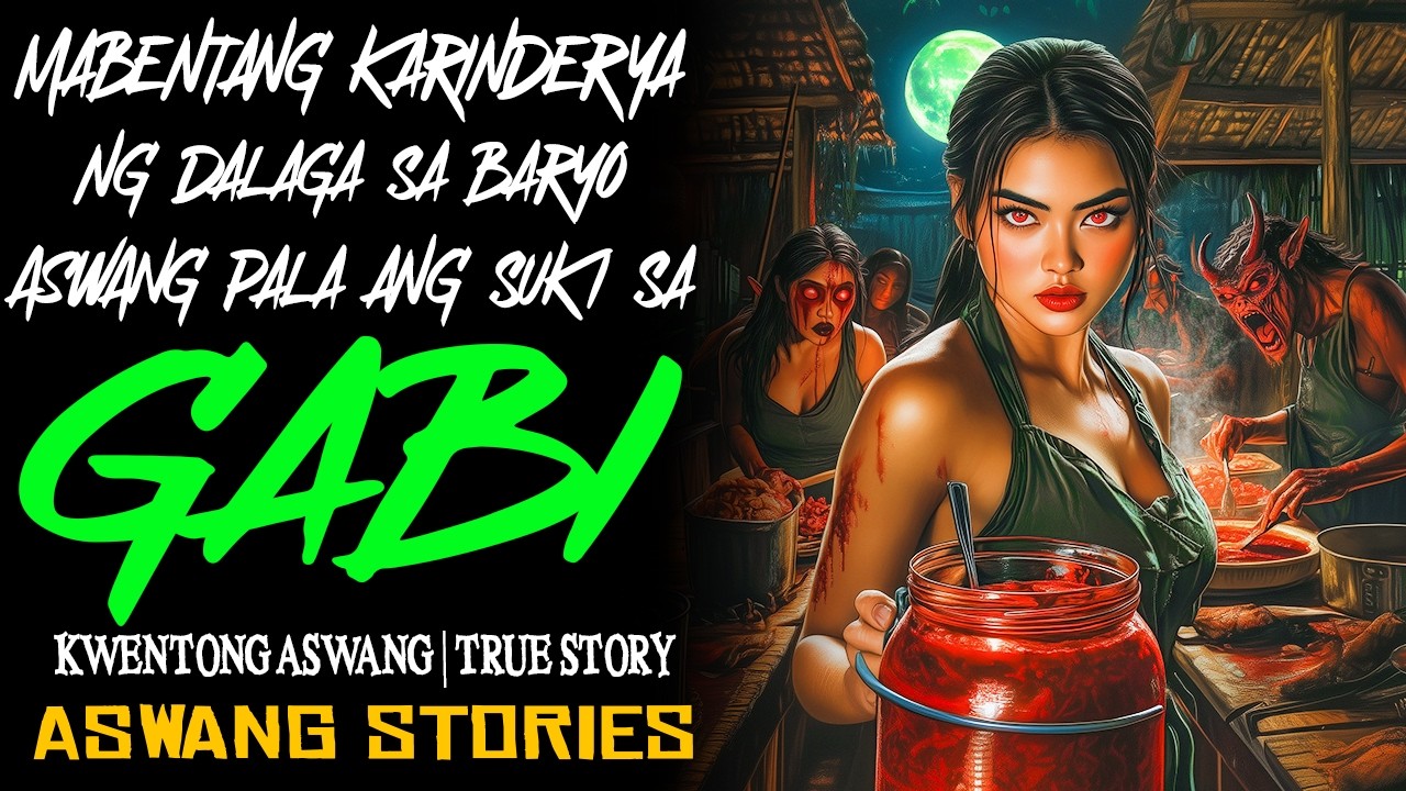 MABENTANG KARINDERYA NG DALAGA SA BARYO, ASWANG PALA ANG SUKI SA GABI | Kwentong Aswang | True Story