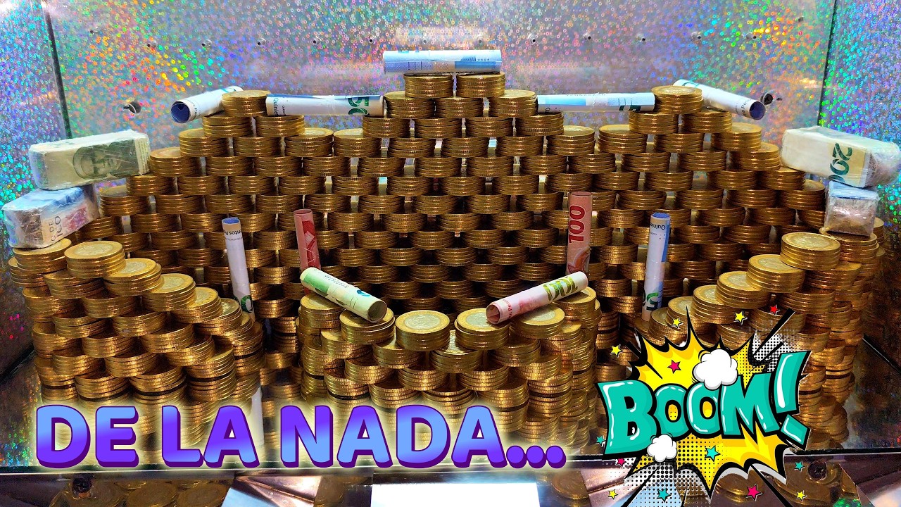 LA TORMENTA DE MONEDAS SACA TODO A SU PASO!!! MAQUINA DE $10 #dinero #foryou #slotmachine #money