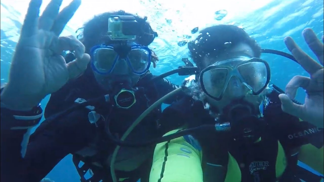 MY FIRST DIVE | Scuba Diving in the Indian Ocean | Bucketlist