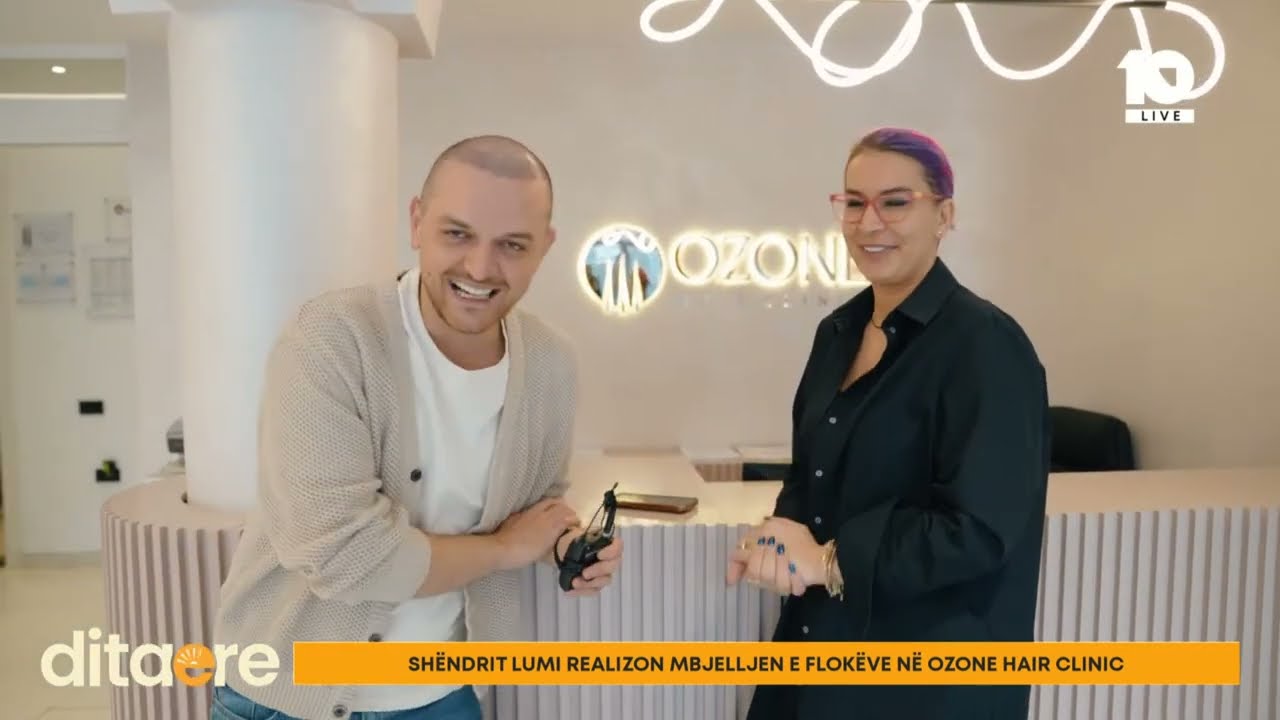 Shëndrit Lumi realizon mbjelljen e flokëve në Ozone Hair Clinic