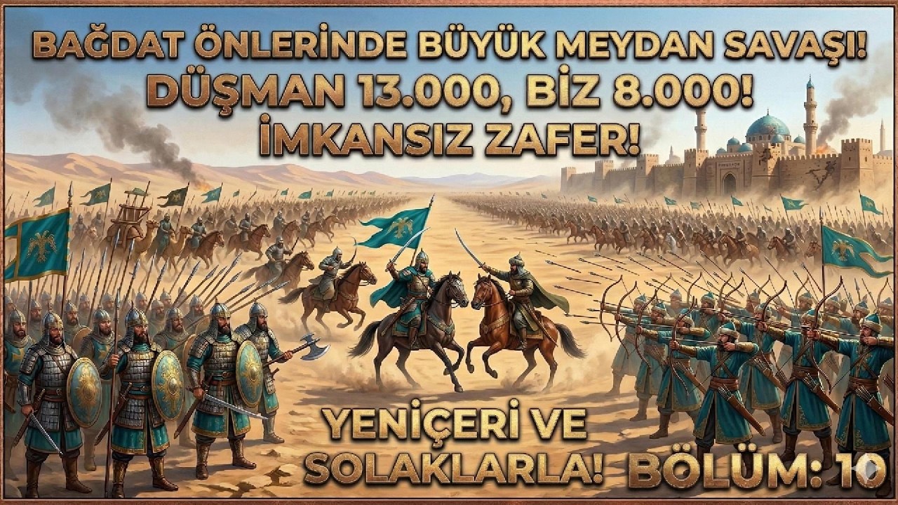 Total War Attila Medieval Kingdoms 1212 AD  - Selçuklular / 10 BAĞDAT ÖNLERİNDE KIYAMET!