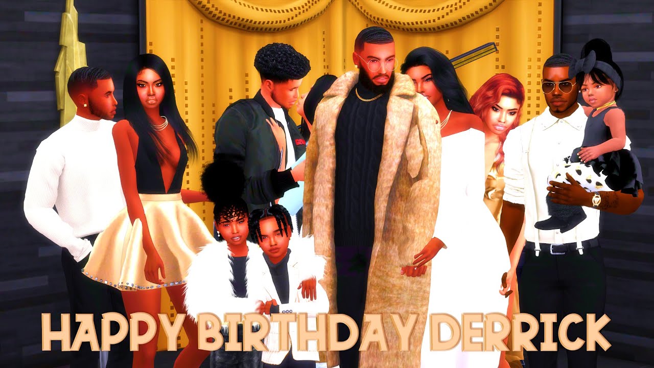 The Sims 4 🍾Single Father🎇 #90 Happy Birthday Derrick
