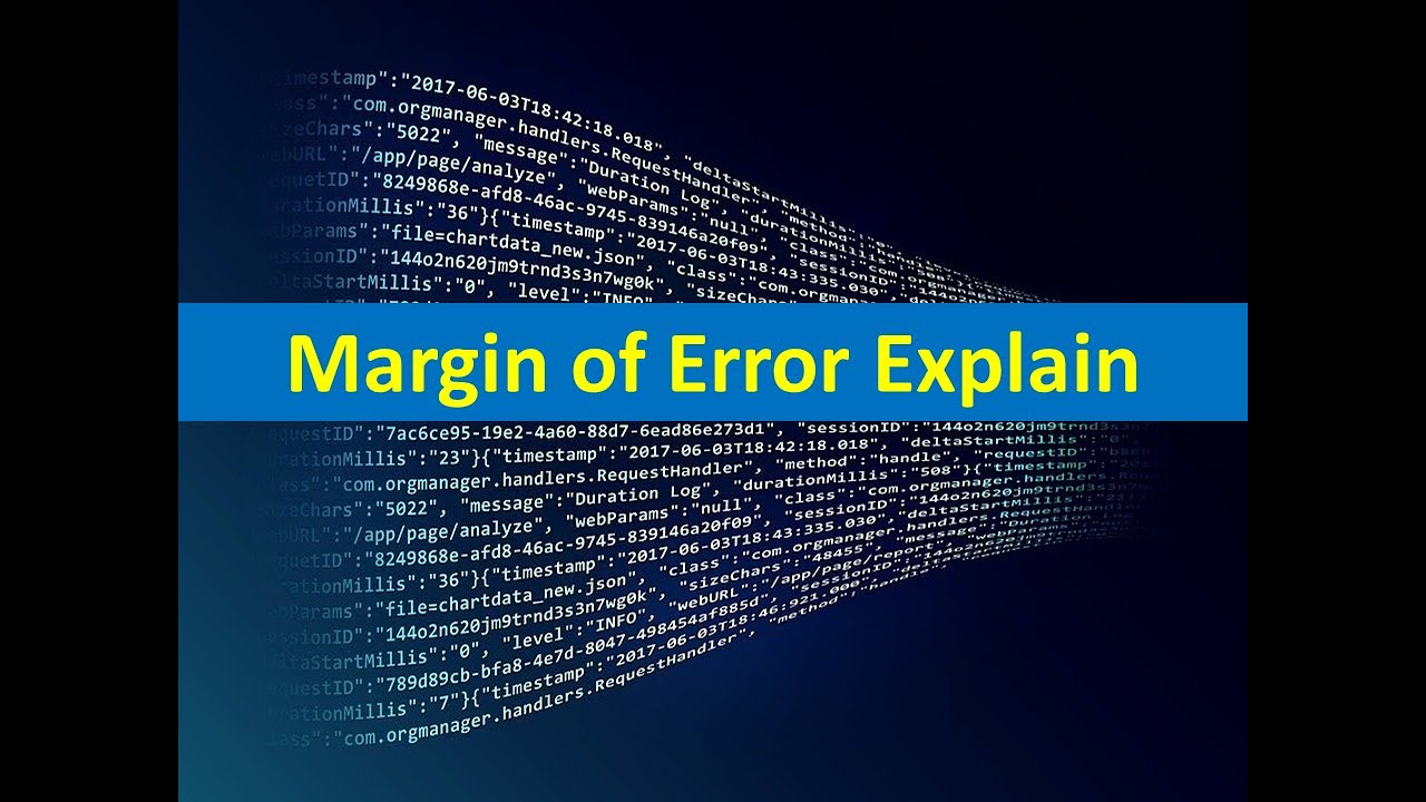 What is Margin of error?
