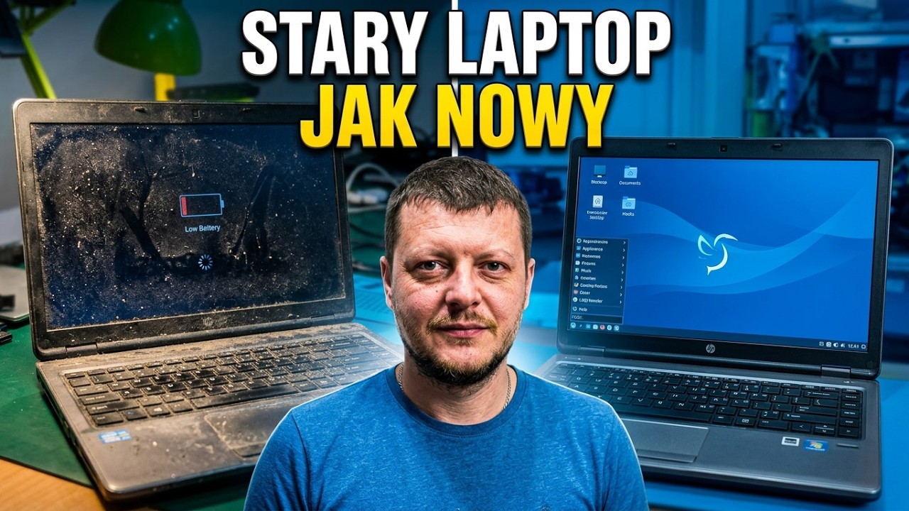 Instaluję Linuksa LUBUNTU na starym laptopie💻