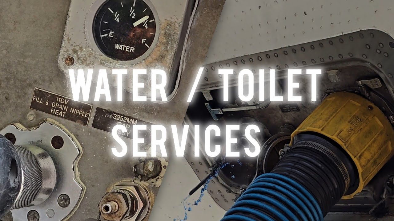 Water & toilet services for A320 #aviation #airbus #ramp 