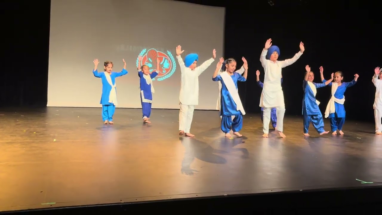 Kids bhangra performance by academy