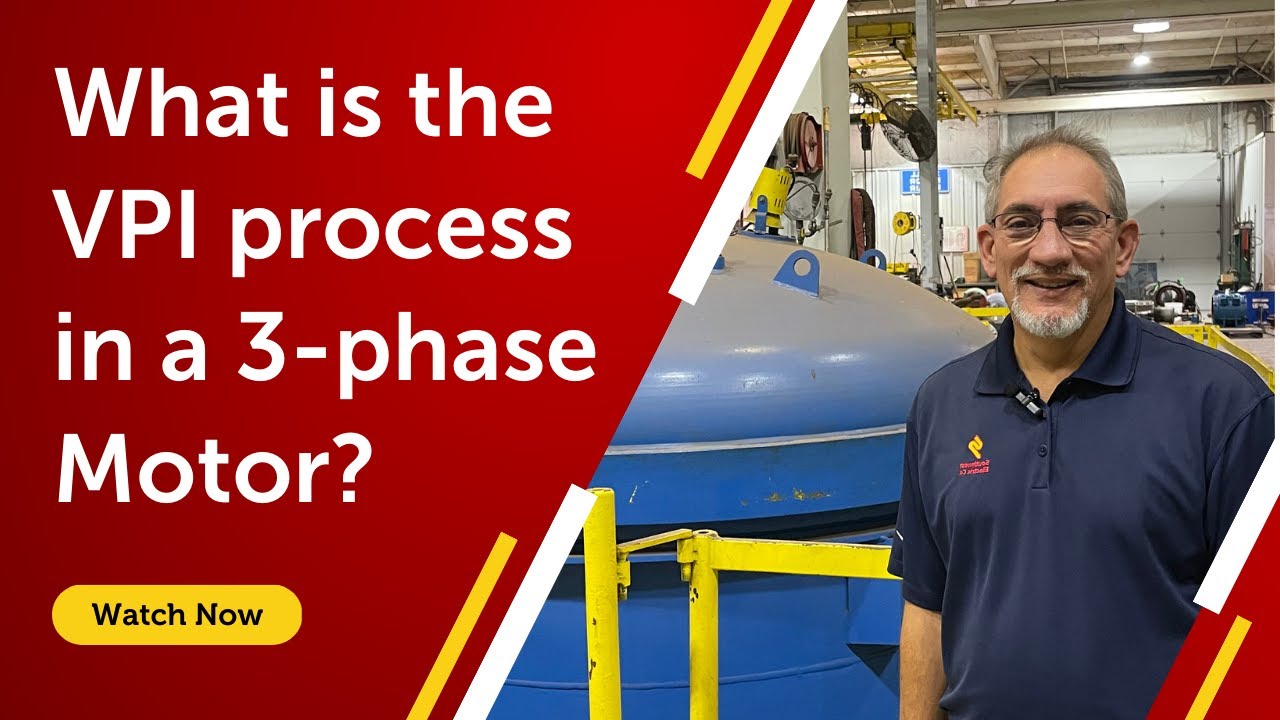 What is the VPI Process in a 3-Phase Motor?