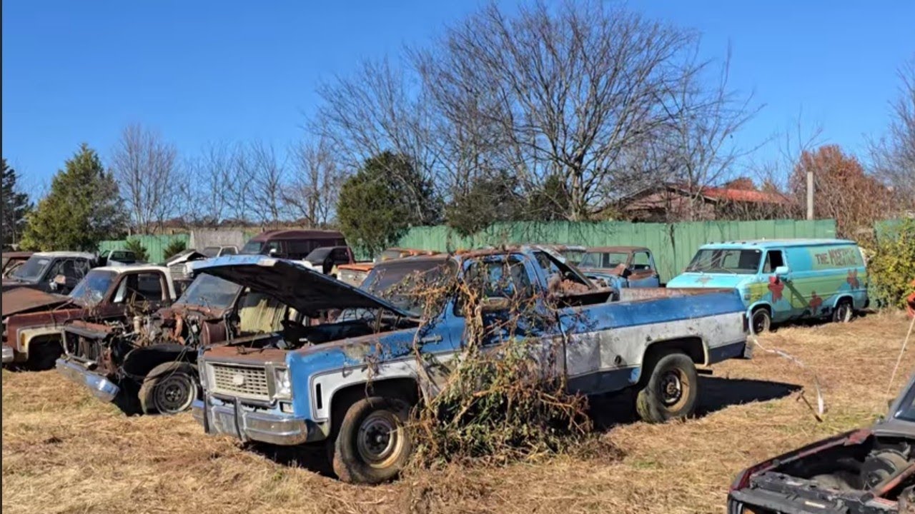 Отправляемся на свалку с миссис ПИБ! Ищем запчасти для Chevrolet C10 и грузовика GMC Squarebody!