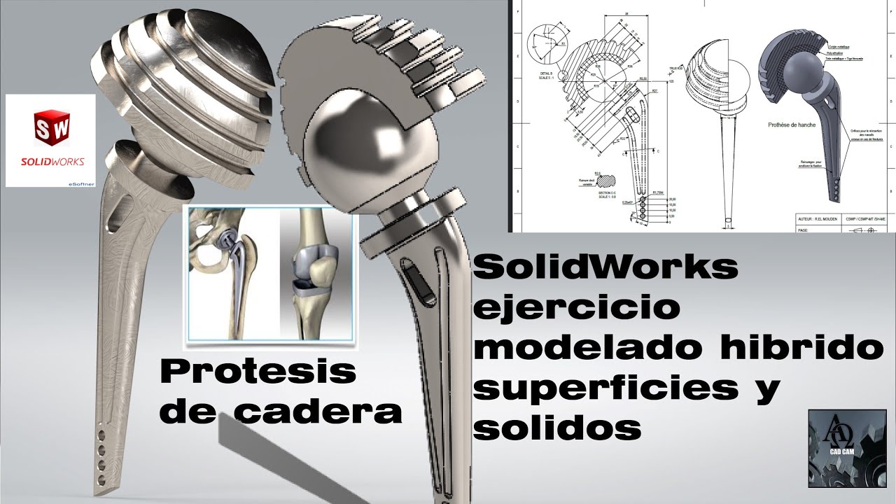 Solidworks tutorial en español práctica  nivel intermedio